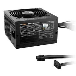 Блок живлення 550 Вт, System Power 11, Black, 80+ Bronze, Active PFC, 12 см be quiet! teh0034049 - мініатюра 2