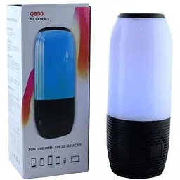Портативна колонка XPRO Q690 10Вт USB AUX FM Bluetooth чорна (Q 690) - мініатюра 2