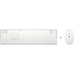 Комплект (Клавіатура та Миша) НР 650 WL EN/UK White - мініатюра 2