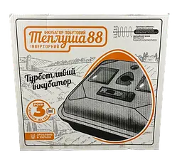Інкубатор механічний Теплуша 88 ТМВ12 (220/12В) теновий з вологоміром