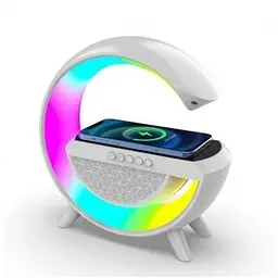 Нічник смарт RGB BT-2301 світлодіодний бездротова зарядка музична колонка 3 Вт