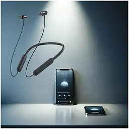 Навушники бездротові Hoco ES70 Armour Neck-Mounted Earphones потилична дуга BT5.3, 6942007611602 - мініатюра 6