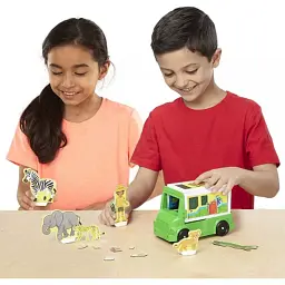 Ігровий набір Melissa&Doug магнітний Сафарі - рятувальна машина (MD30666) - мініатюра 4