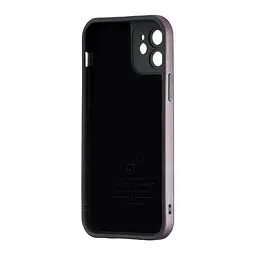 Чохол Jinduka Leather Protected Camera iPhone 12 Purple - мініатюра 3
