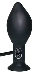 Анальна пробка - True Black Vibrating Anal Plug - мініатюра 5