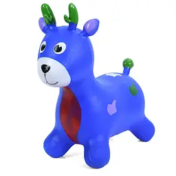 Дитяча іграшка-стрибун "Оленятко" MS 3259 (Blue) гума, до 20 кг