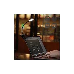 Настільна лампа Baseus Comfort Reading Mini Clip Lamp with battery Dark Gray (DGRAD-0G) - мініатюра 6