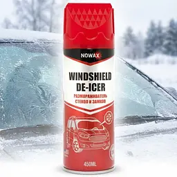 Розморожувач скла замків Nowax -70c 450 мл Кришка Скребок (NX45019)