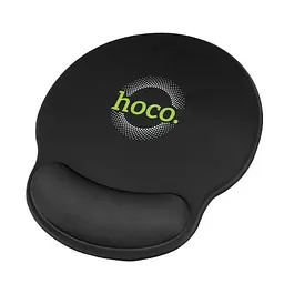 Коврик для миші Hoco GM30 Polar Fox mouse pad with wrist support Чорний - мініатюра 4