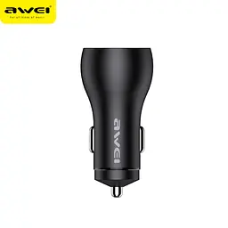 Адаптер автомобільний AWEI C-822 |1USB/1Type-C, QC/PD, 3A, 18W| - мініатюра 3