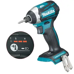 Гвинтокрут імпульсний акумуляторний Makita DTD154Z (175 Нм, 1/4", BL, LXT, без акумуляторів та зарядного пристрою) - мініатюра 2