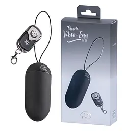 Віброяйце Minds of Love Remote Vibro Egg 8 см (чорний) - мініатюра 4