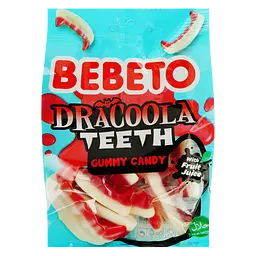 Жувальні цукерки Bebeto Зуби Дракули 80 г