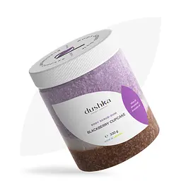 Скраб-жуйка для тіла Ожинний кекс Dushka 330 г