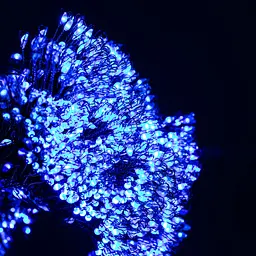 Гірлянда Кінський хвіст Мішура 1800 LED 20 ниток 3 м зелена, синій GarlandoPro D1800L3MGBL - мініатюра 8