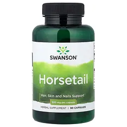 Хвощ польовий Horsetail 500 mg, 90 капсул Swanson vit0004310
