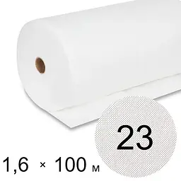 Агроволокно покривне біле покривний матеріал спанбонд 23 г/м2 (23 uv) - 1,6 × 100 м - мініатюра 2