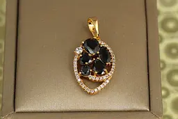 Кулон Xuping Jewelry Неонова ніч 2,1 см золотистий