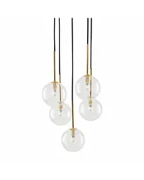 Підвісний світильник TK Lighting 5943 Nilos G9 5x6W IP20 Bk - мініатюра 3