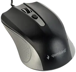 Миша Gembird MUS-4B-01-GB Black/Grey