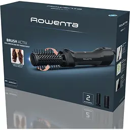 Фен-щітка Rowenta Renewal Brush Active 1000 Вт чорний (UB9520F0) - мініатюра 13
