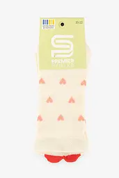 Шкарпетки для дівчинки Premier Socks 16Д-4/3Д 22-24 Молочний (2000991062382) - мініатюра 7