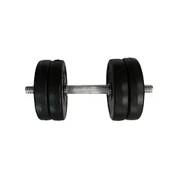 Гантель складальна композитна в пластиковій оболонці Rock Pro-R 11,5 кг NE-PL-R-011