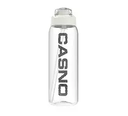 Пляшка для води Casno 1000 мл KXN-1258 Біла (KXN-1258_White) - мініатюра 1