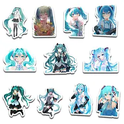 Стікерпак GeekLand Hatsune Miku 45 штук (SP GI HM 01) - мініатюра 4