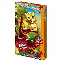 М`які пазли "Ягуар", 20 елем. Danko toys (S20-09-01,02,03,04...16)