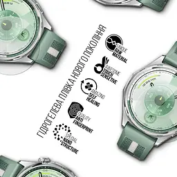 Гідрогелева плівка на годинники HUAWEI Watch GT 6 46mm ArmorStandart захисна плівка для смарт годинників прозора (ARM90851) - мініатюра 2