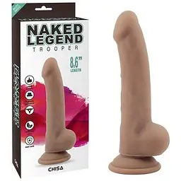 Фалоімітатор Naked Legend Trooper 8.6 Brown Chisa 6610CN00061 104555