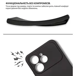 Чохол до мобільного телефона BeCover Tecno Spark 40 4G (KM5) Black (715061) - мініатюра 5