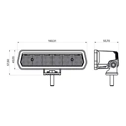 Cвітлодіодна фара WL-L3 30W Premium Flood Decker (НФ-00001525) - мініатюра 3