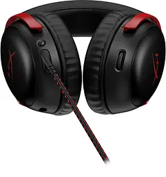Гарнітура HyperX Cloud III 3.5 мм/USB-A/USB-C Black/Red (727A9AA) - мініатюра 3