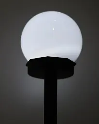 Вуличний світильник на сонячній батареї Goldlux 304711 Ball LED 6500K IP44 чорний - мініатюра 3