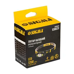 Ліхтар Sigma LED 300Лм 1200мАч із сенсором (5390231) - мініатюра 2