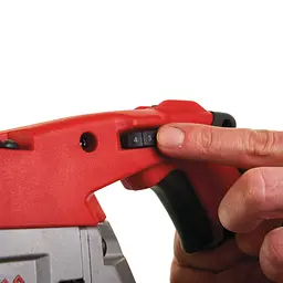 Пила стрічкова акумуляторна MILWAUKEE, M18 CBS125-502C (зарядний пристрій М12-18 FC, 2 акумулятори М18 В5 5А·год, кейс) - мініатюра 8