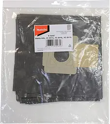 Мішки поліетиленові 5 шт для пилососів Makita 446L, VC3012M, VC2012L, VC2512L, VC3011L, VC3012L, VC4710, VC2000L (P-70297) - мініатюра 4