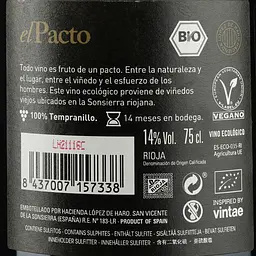 Вино Vintae El Pacto, червоне, сухе, 14%, 0,75 л (790904) - мініатюра 3