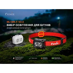 Ліхтар налобний Fenix HL18R-T V2.0 чорний - мініатюра 7
