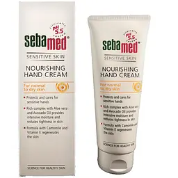 Крем для рук Sebamed Sensitive Skin живильний, 75 мл - мініатюра 2
