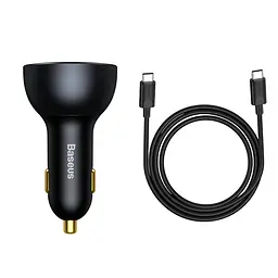 АЗУ Baseus Qualcomm Quick Charge 5 Technology Multi-Port Fast 100W USB+2Type-C+Cable Type-C TZCCZM-0G Black