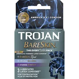 Упаковка 3 шт. Trojan BareSkin EveryThin