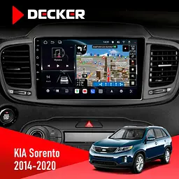 Штатна магнітола KIA Sorento 2014-2020 Decker D10-011 4x64, DSP, 4G, 360 Decker (НФ-00005888)