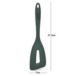 Лопатка з отвором Fissman Chef's Tools 27.5 см (1472) - мініатюра 2