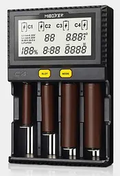 Професійний зарядний пристрій Miboxer C4-12 LCD 4 слоти для Li-Ion, Ni-Mh та Ni-Cd акумуляторів - мініатюра 7