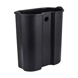 Відро для сміття з плавним закриттям овальне Mixxus Premium Topper-TC0205 SS Color 5л нержавіюча сталь MI7059, Нержавіюча сталь - мініатюра 8