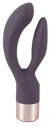 Вібратор-кролик Elegant Series Double Vibe 16 см фіолетовий - мініатюра 2