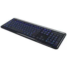Клавіатура дротова HQ-Tech KB-307F USB з підсвічуванням символів синім - мініатюра 5